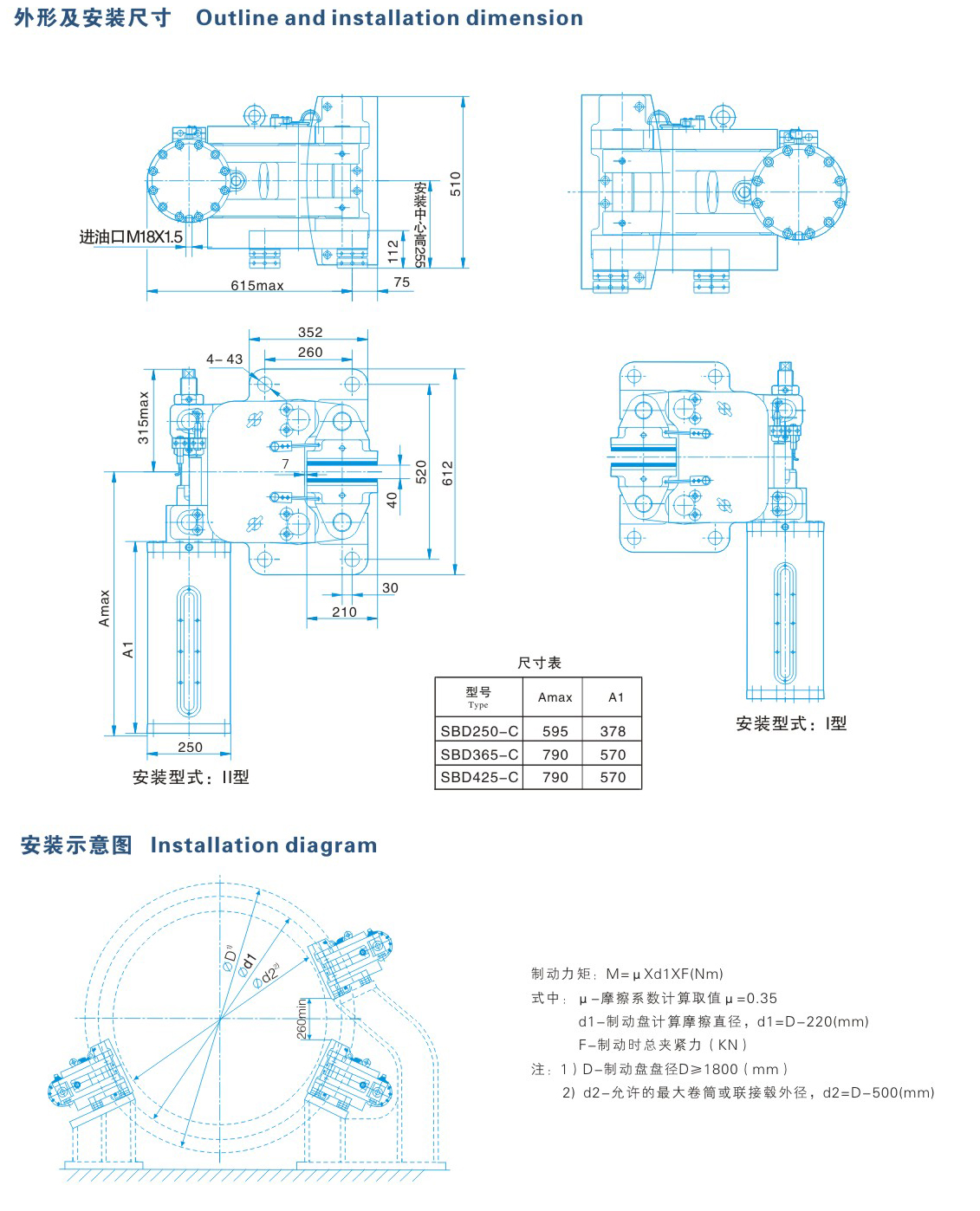 SBD-C系列安全制动器