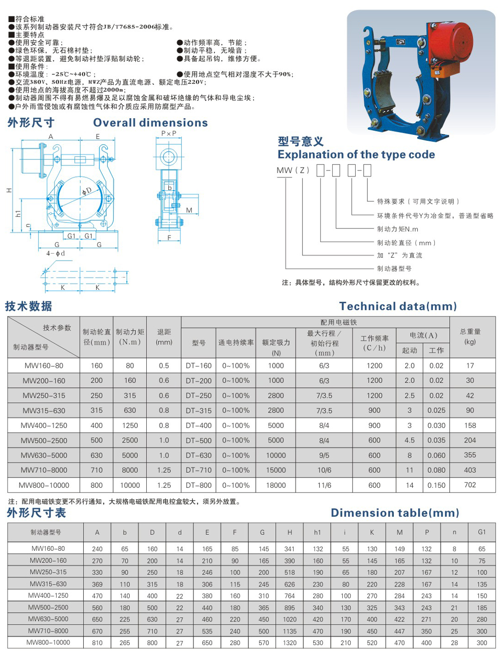 MW(Z)系列电磁鼓式制动器-1